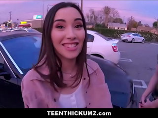 Hot Teen Thickum Fucked By Stranger While Her Best Friend Records